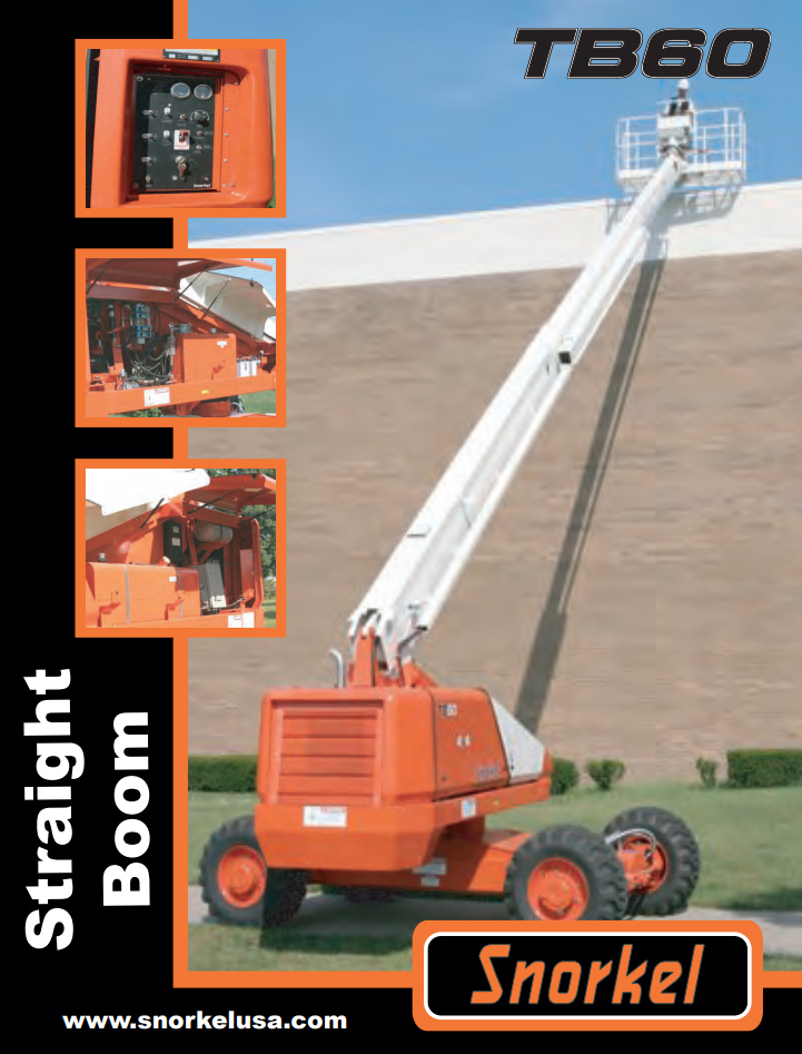 Snorkel TB60 4X4 Boom Lift for Sale or Rent CanLift